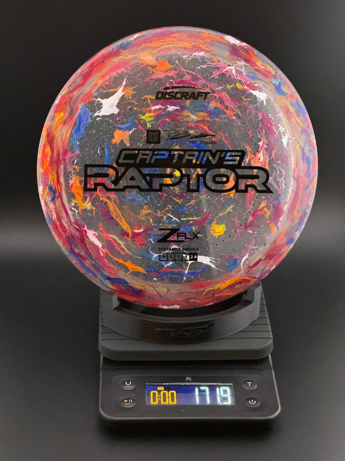 Paul Ulibarri Discraft Jawbreaker Z FLX Captain's Raptor