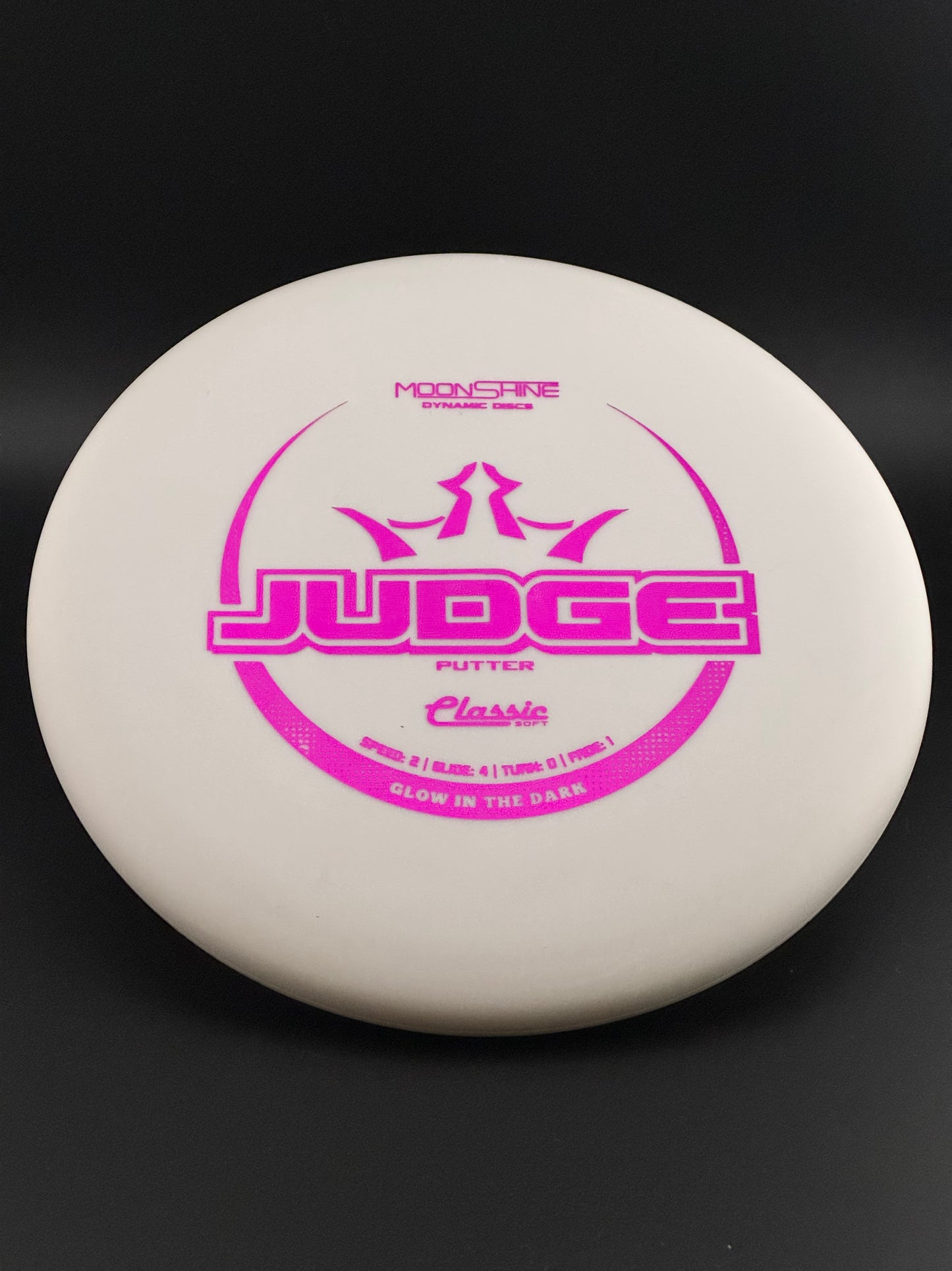 Dynamic Discs Classic Soft Judge 176g (White/Pink Foil)