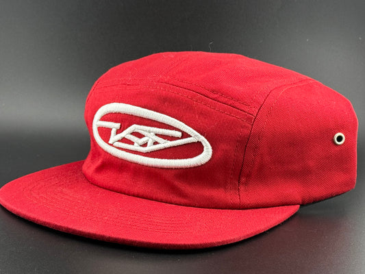 Caamp 5 Panel Hat (Red)