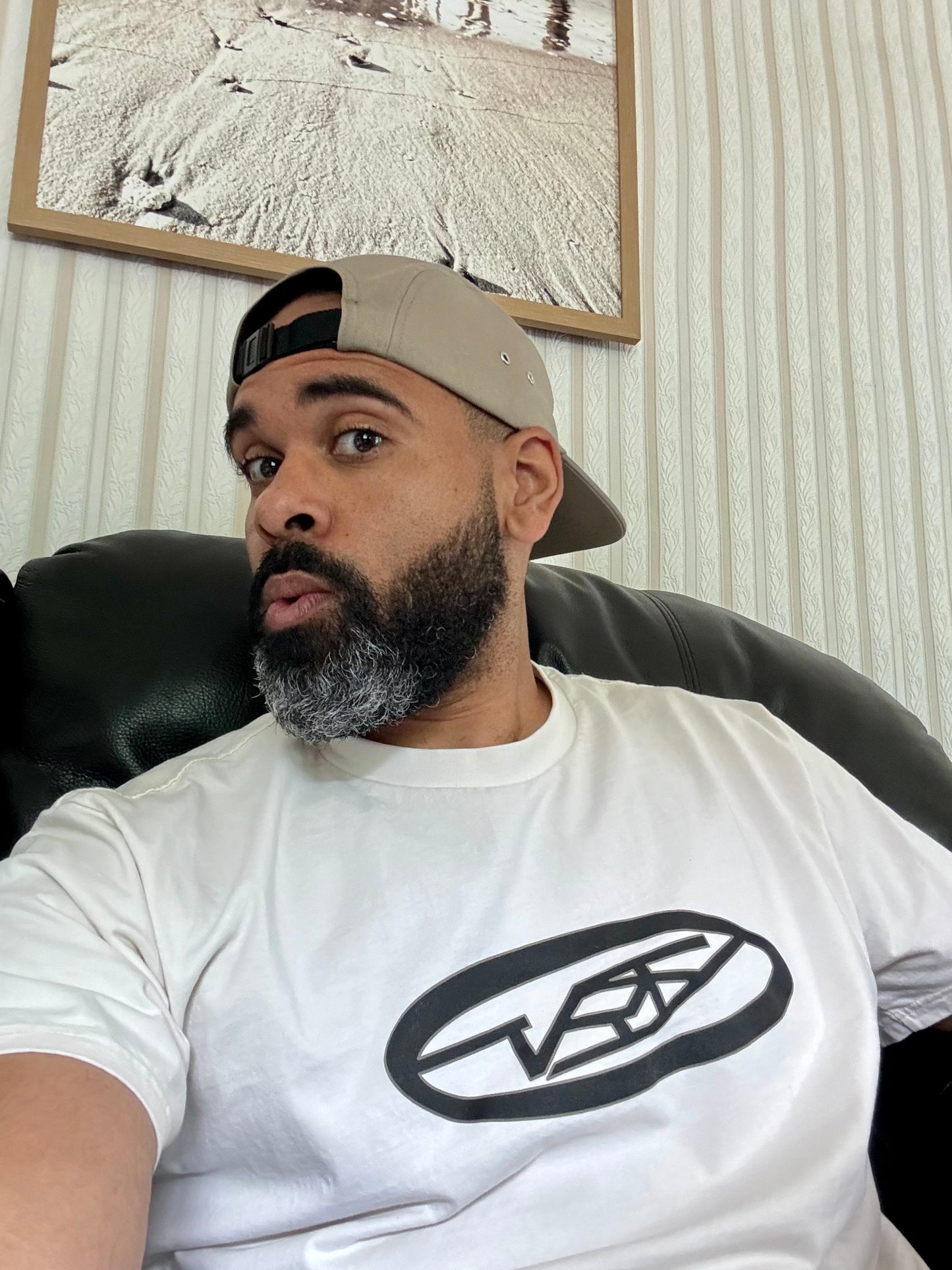 Ellipse Logo T-Shirt (Sail/Black/Brown)