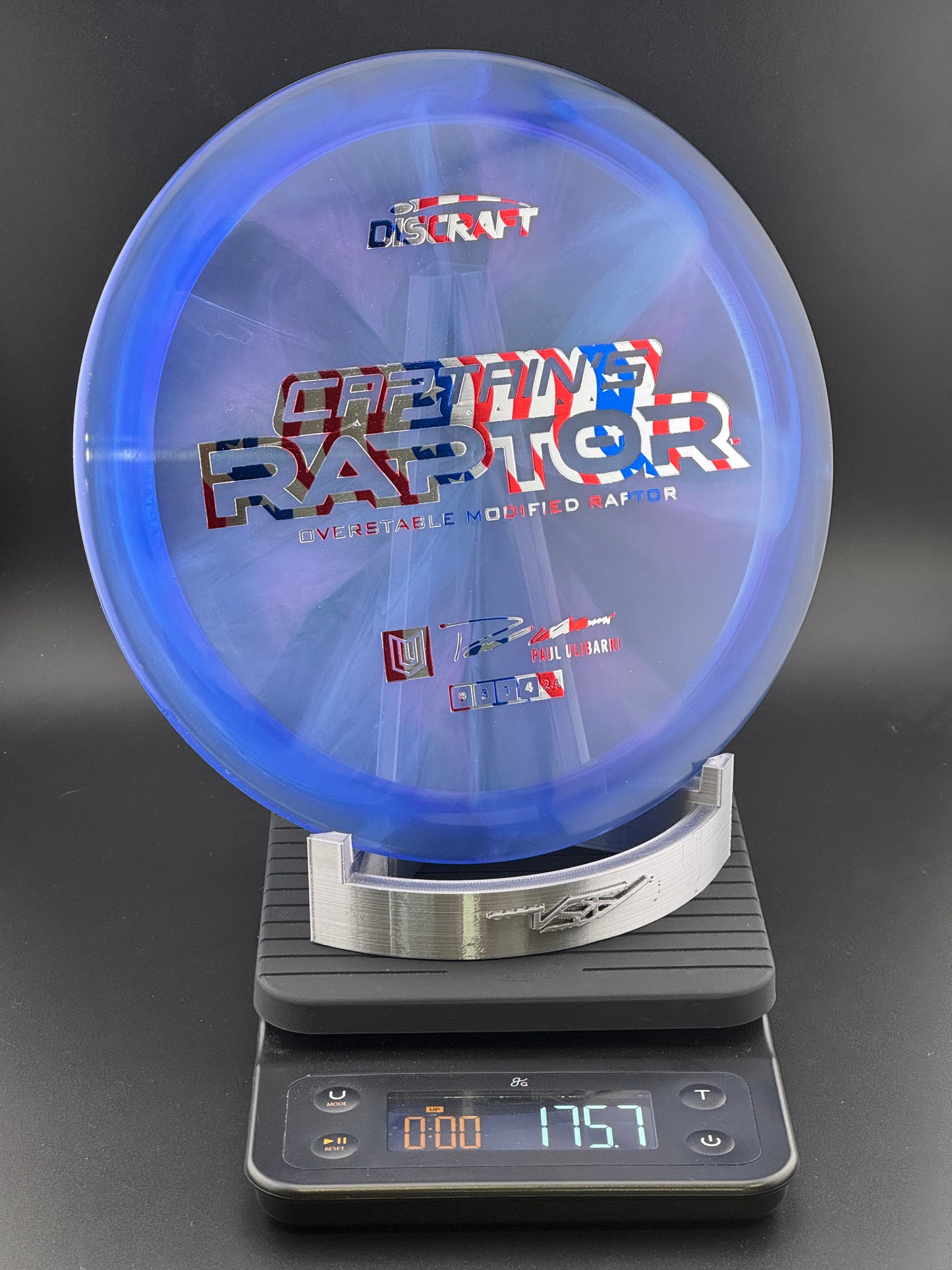 Paul Ulibarri Discraft Captain's Raptor Z Swirl