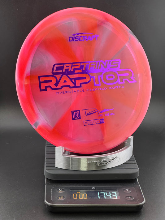 Paul Ulibarri Discraft Captain's Raptor Z Swirl