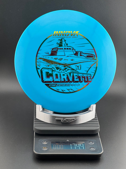 Innova Corvette - Star 174g (Light Blue/Multi Foil)