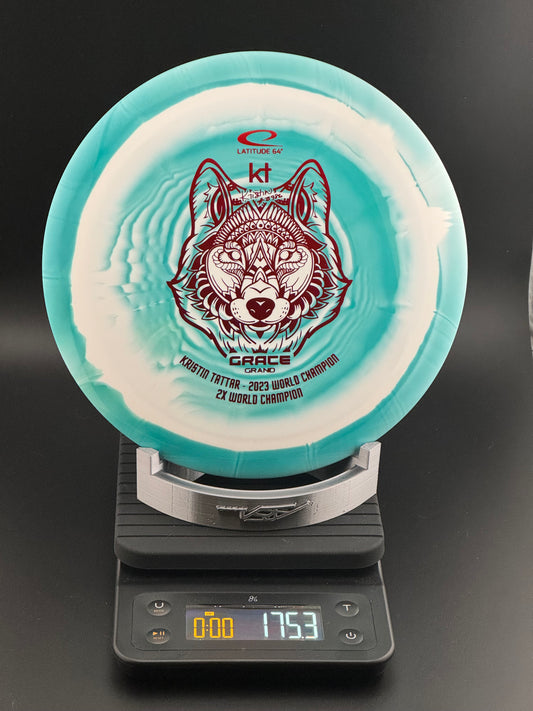 Latitude 64 Royal Grand Orbit Grace - Kristin Tattar 2x World Champion 175g (Teal/Wht/Red Foil)