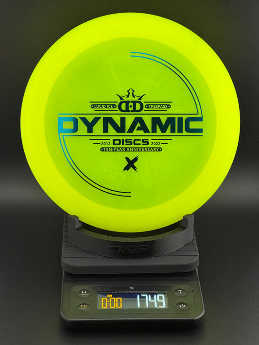 Dynamic Discs Lucid Ice Trespass 175g (Yellow/Blue)