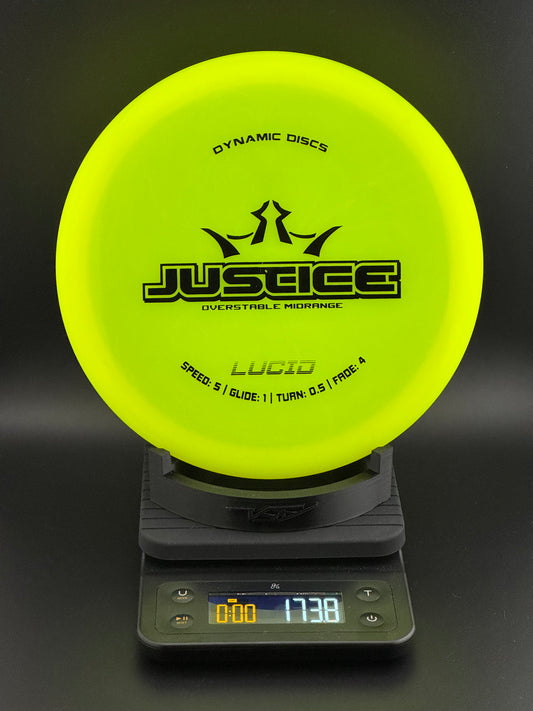 Dynamic Discs Lucid Justice 174g (Yellow)