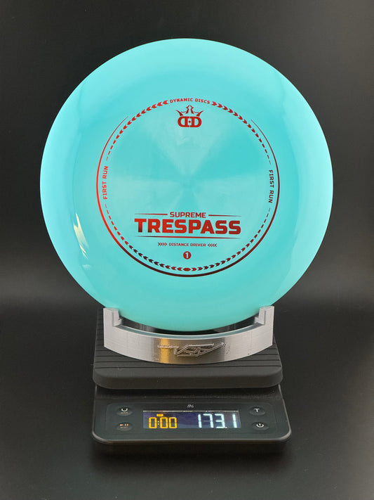 Dynamic Discs Supreme Trespass First Run