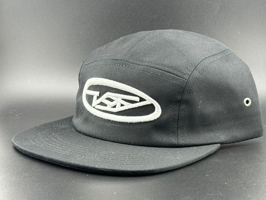 Camp 5 Panel Hat (Black)