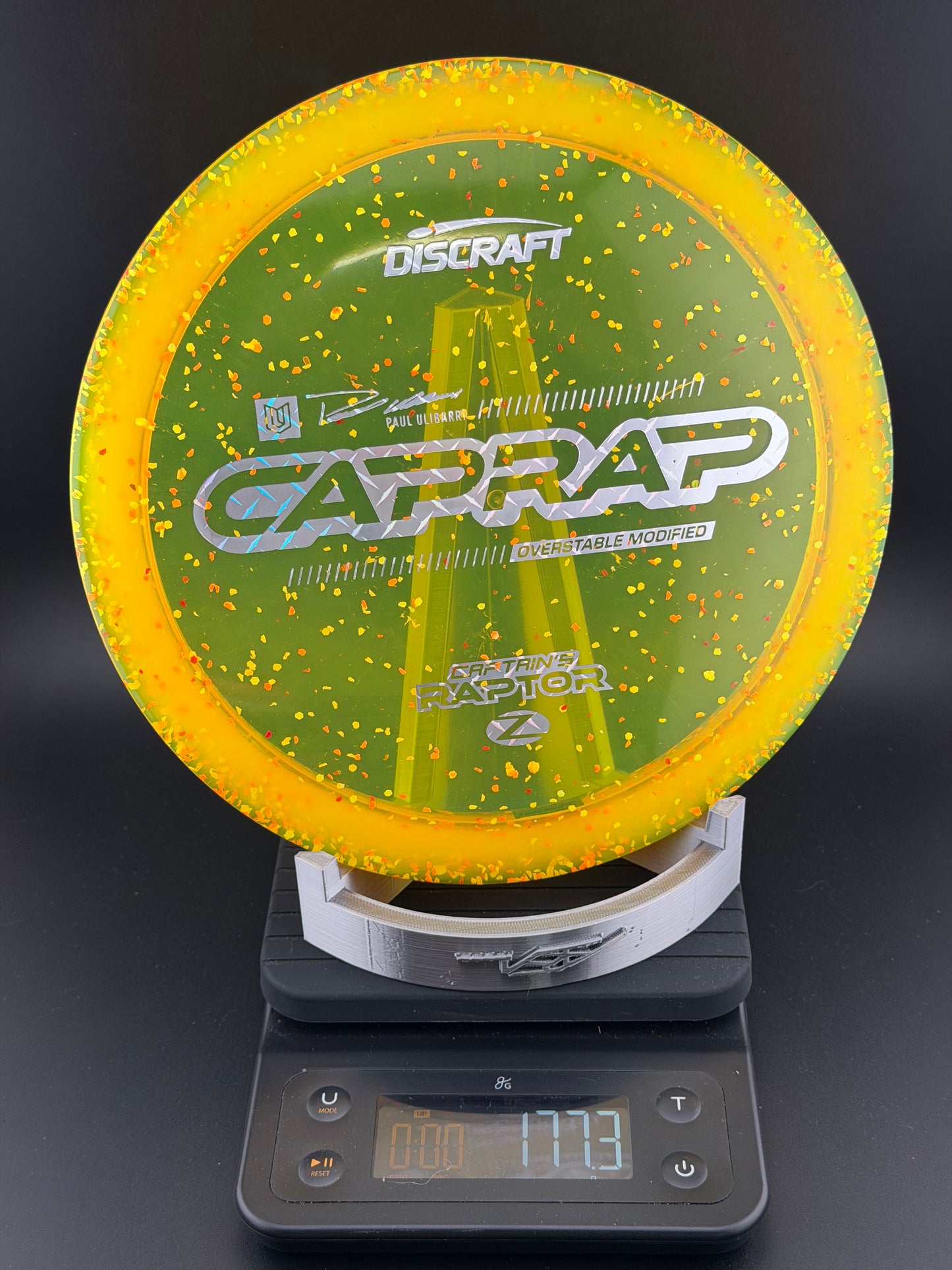Paul Ulibarri Discraft Captain's Raptor Confetti Z