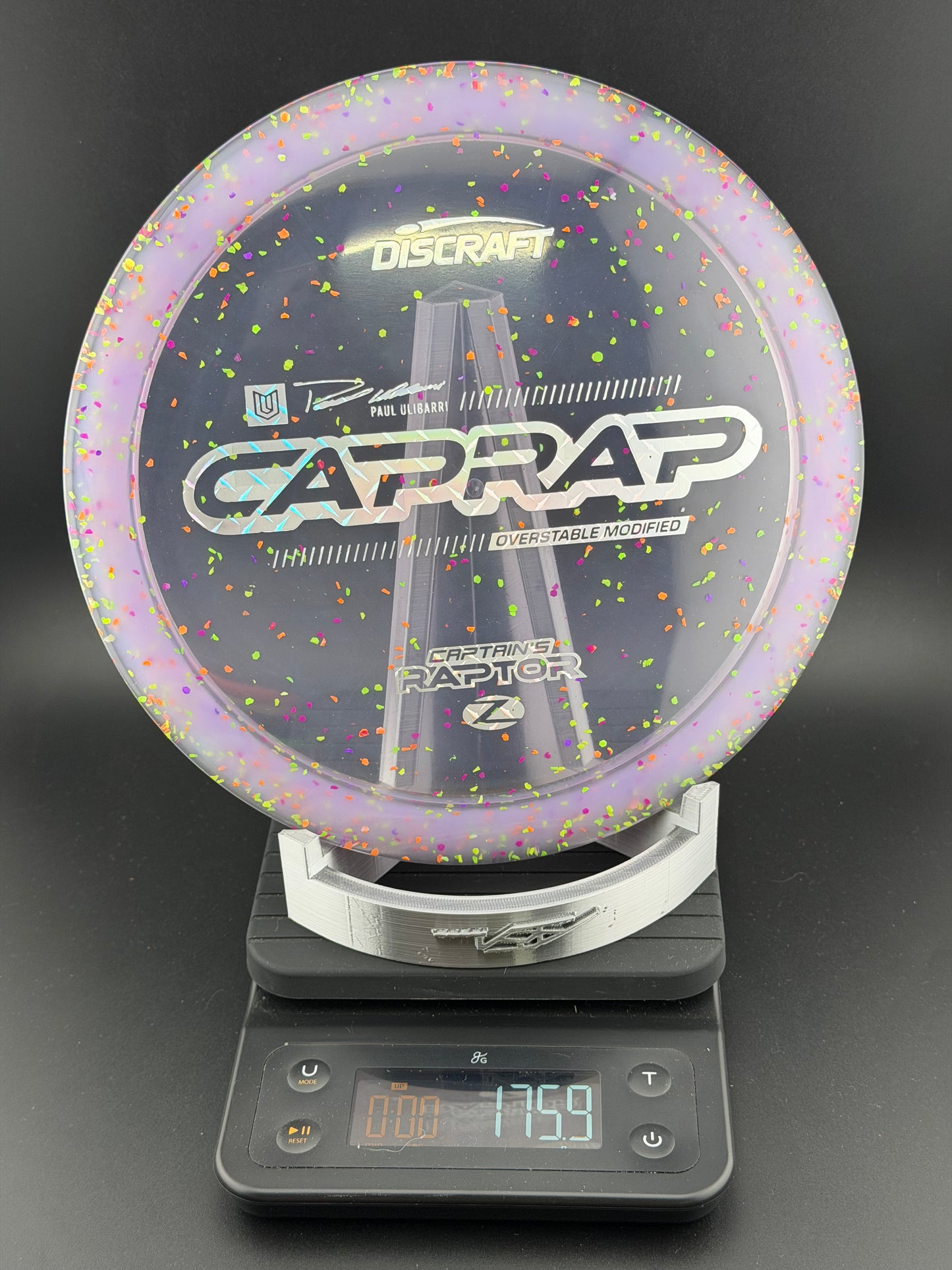 Paul Ulibarri Discraft Captain's Raptor Confetti Z