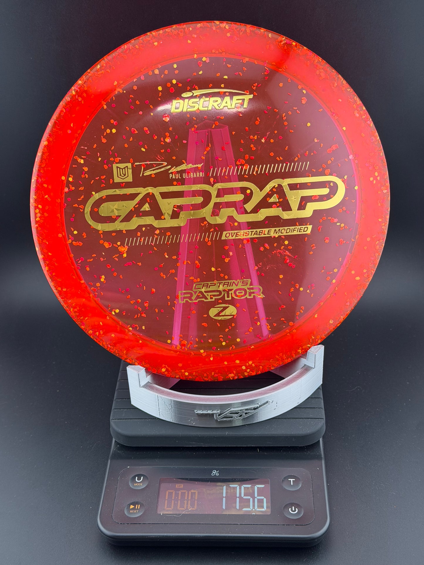 Paul Ulibarri Discraft Captain's Raptor Confetti Z
