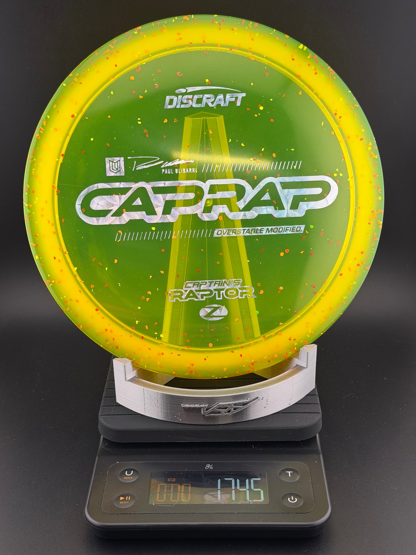 Paul Ulibarri Discraft Captain's Raptor Confetti Z