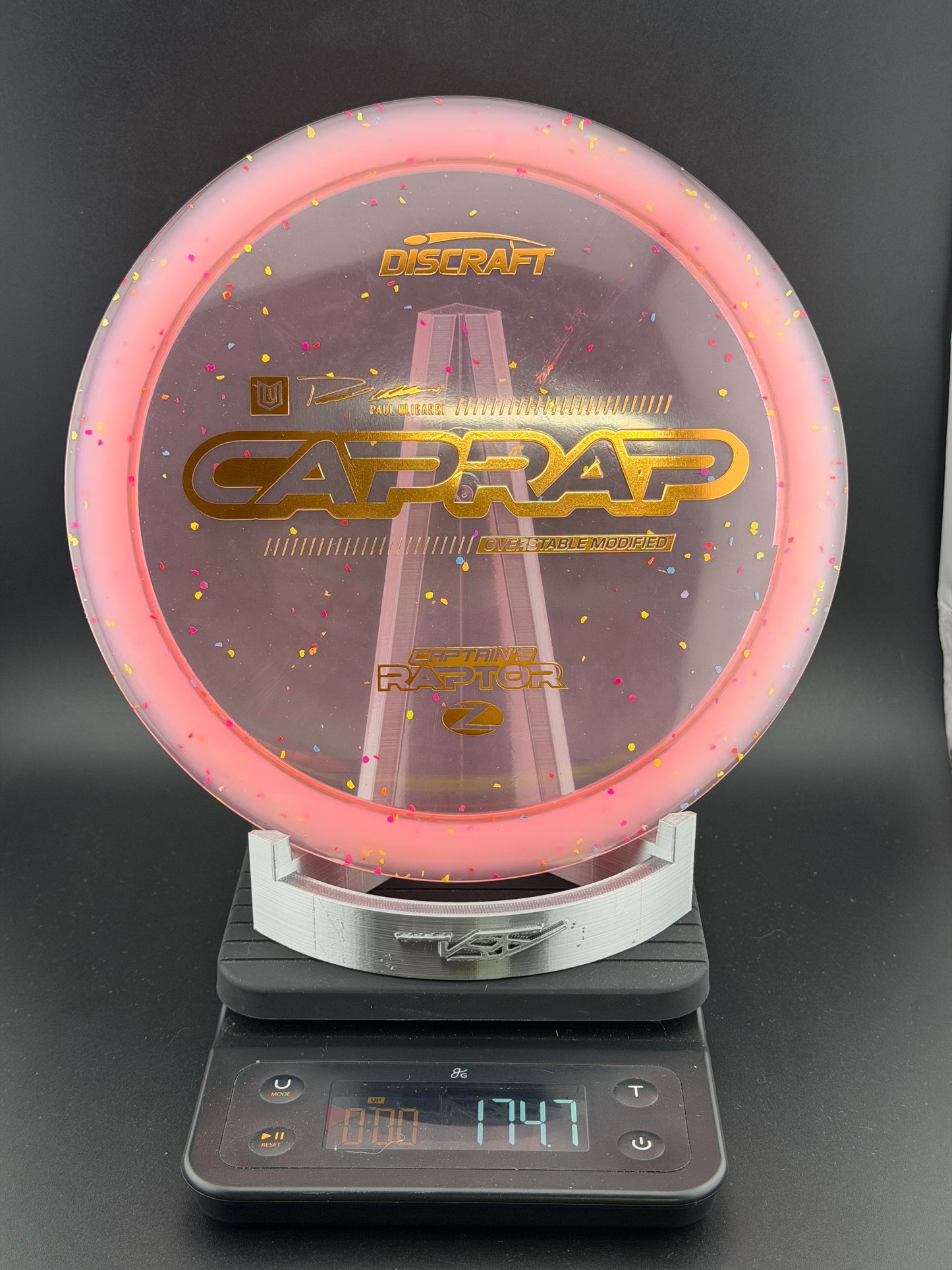 Paul Ulibarri Discraft Captain's Raptor Confetti Z